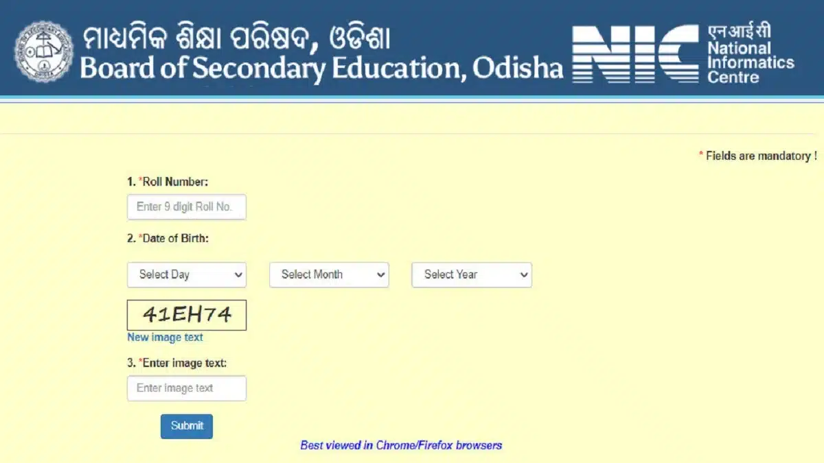 Odisha CHSE Plus Two Result